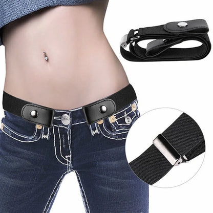 Easy Belt Without Buckle Elastic Belts For Women Stretch riem Men Jeans Cintos Extensible Kids Boys Girls Cinturon Mujer Strap