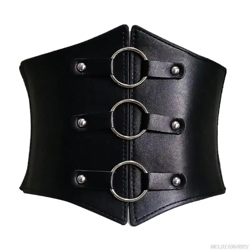 Belts For Women Dresses Waist Buckle Bandage Corset Wide Pu Leather Slimming Body Belts for Women Elastic High Waist wholesales