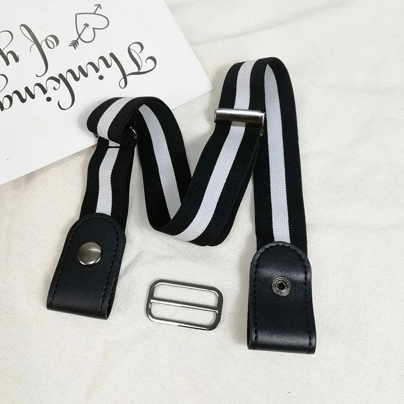 Easy Belt Without Buckle Elastic Belts For Women Stretch riem Men Jeans Cintos Extensible Kids Boys Girls Cinturon Mujer Strap