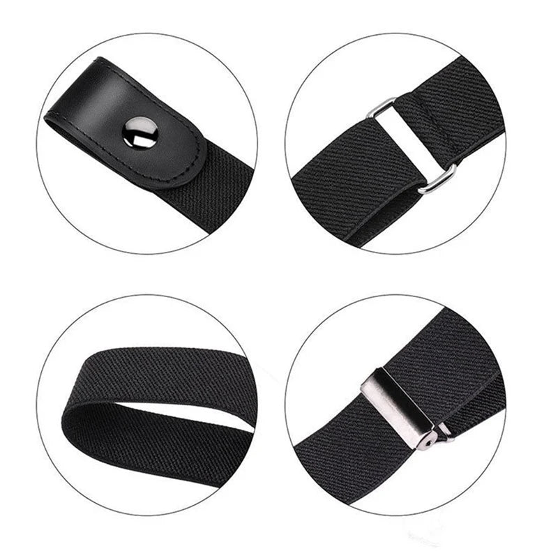 Easy Belt Without Buckle Elastic Belts For Women Stretch riem Men Jeans Cintos Extensible Kids Boys Girls Cinturon Mujer Strap