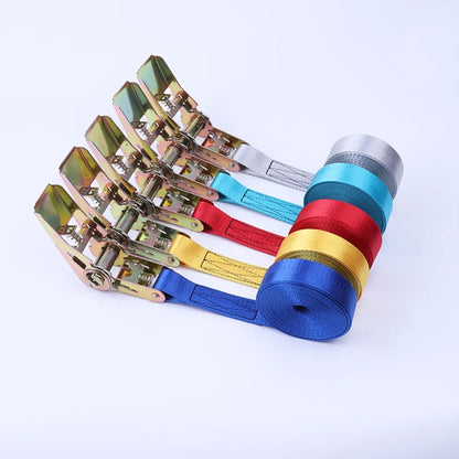 2M Strong Buckle Tie Down Belt cargo straps for Car motorcycle bike With Metal Buckle Tow for Luggage Bag Rope Ratchet Belt