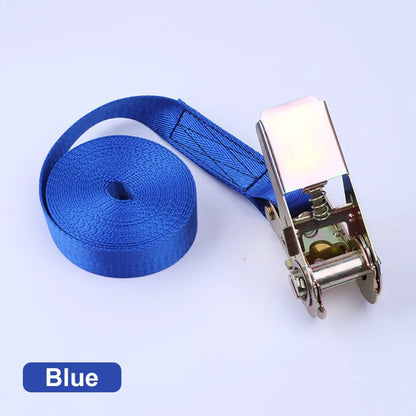 2M Strong Buckle Tie Down Belt cargo straps for Car motorcycle bike With Metal Buckle Tow for Luggage Bag Rope Ratchet Belt