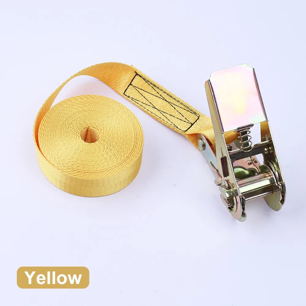 2M Strong Buckle Tie Down Belt cargo straps for Car motorcycle bike With Metal Buckle Tow for Luggage Bag Rope Ratchet Belt