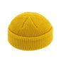 Hip Hop Beanie Knitted Hat Men Skullcap Women Winter Warm Brimless Unisex Baggy Melon Cap Cuff Docker Fisherman Beanies Hats