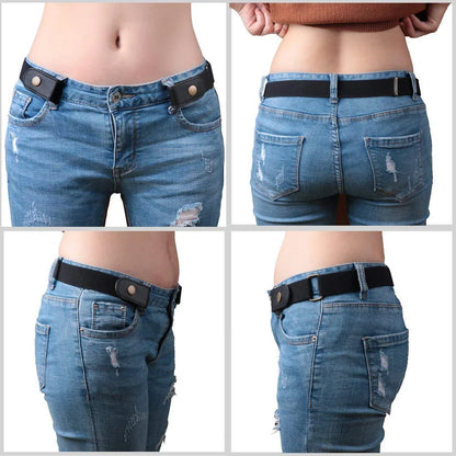 Easy Belt Without Buckle Elastic Belts For Women Stretch riem Men Jeans Cintos Extensible Kids Boys Girls Cinturon Mujer Strap
