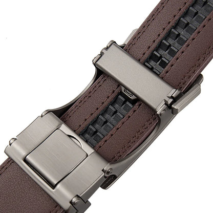 Business Belts for Men Genuine Leather Automatic Men Belt Luxury Waist Strap Designer Belts Male High Quality Fashion Formal