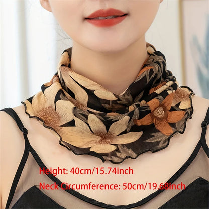 Hiking For Women Face Scarves Fishing Neck Scarf For Men Triangular Scarf Face Cover Sunscreen Veil Ice Silk Mask 2024