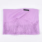 New autumn and winter solid color scarf for both men and women, 100g single color headscarf shawl