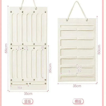 Hair Accessory Hanging Organizer, 1 Piece, Wall Decoration for Hair Bows, Hair Clips, Hair Ties, Glasses, Storage Pouch