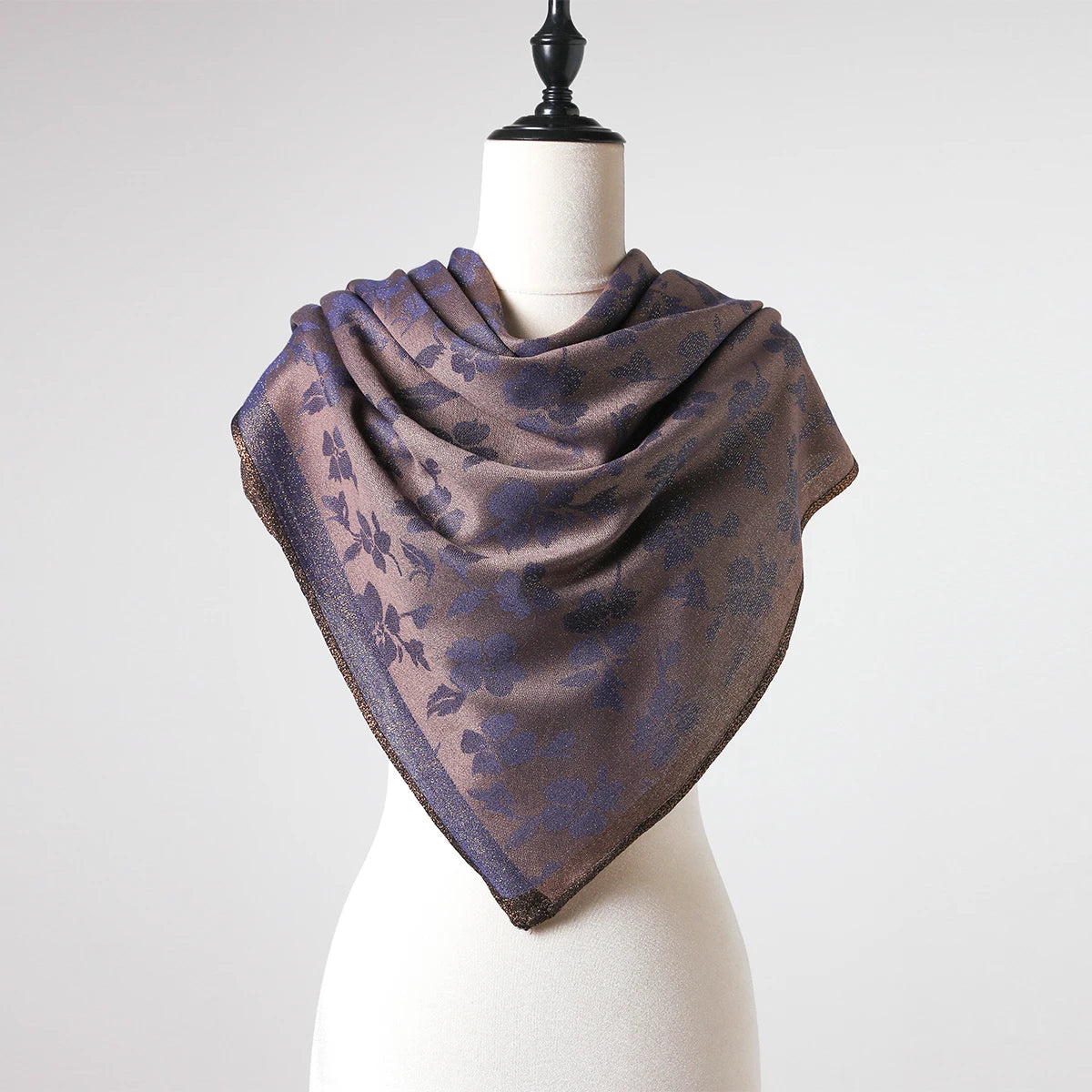 Head Scarf Women Luxury Brand Square 100*100cm Silk Foulard Satin Bandana Cheveux Soft Neckerchief Hijab Hair Scarves For Ladie