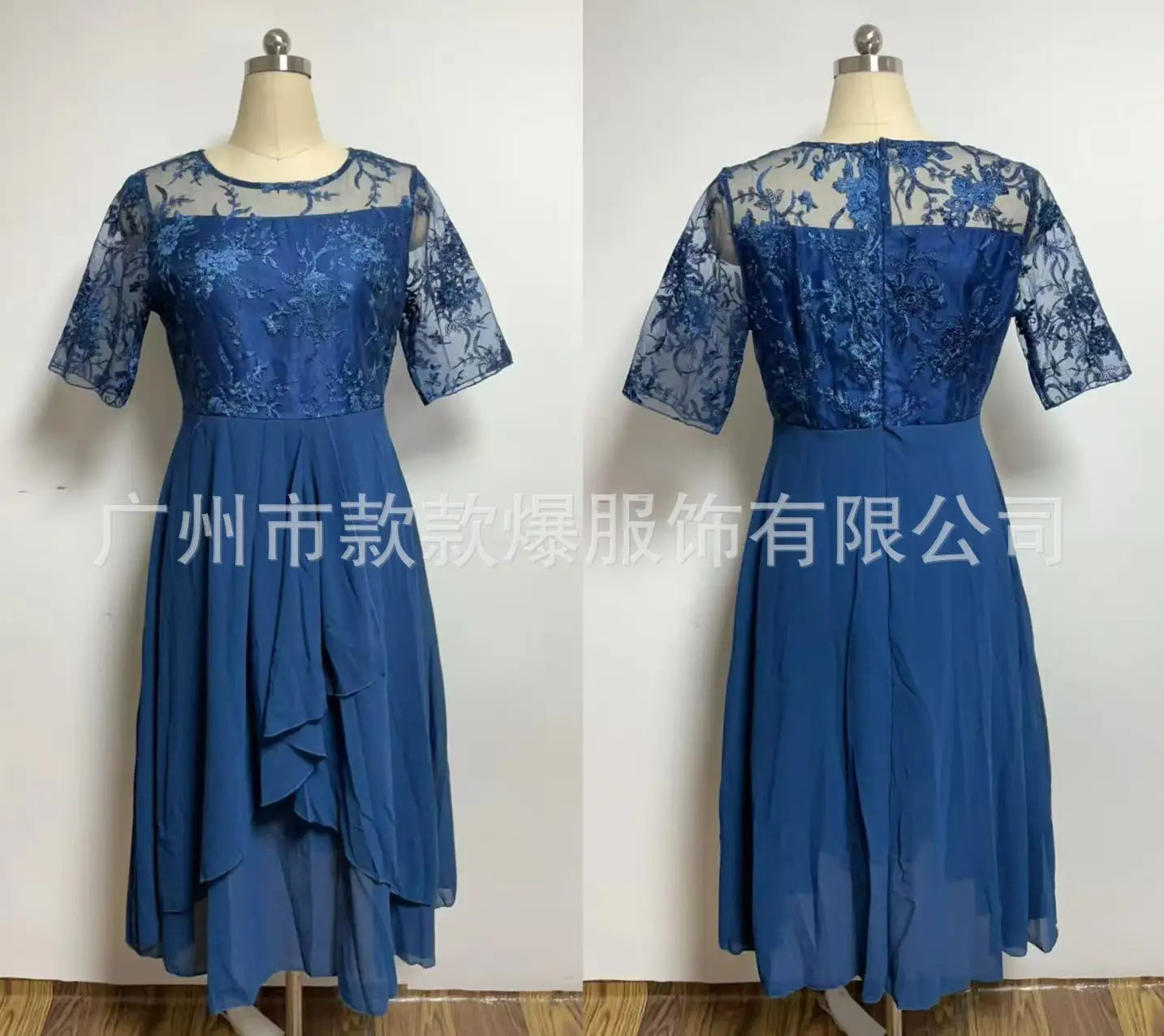 Evening Dress Vestidos Dresses 2025 Woman Elegant Temperament Gentle SlimI Irregular Solid Color Fashion Banquet Chiffon French