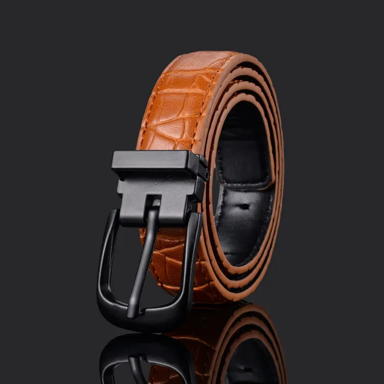 Children Belts Luxury Designer alloy Pin Buckle Unisex Casual belt Boys Girls Kid Casual Pu Waist Strap Waistband for Jeans Belt