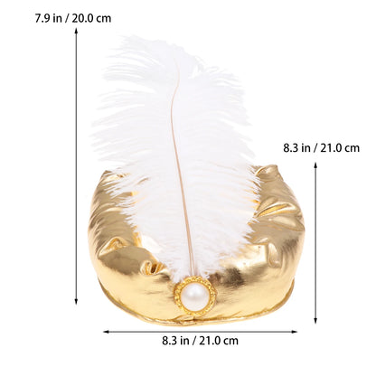 Hat Mythical Character Play Cap stage perform Hat Arab Headwear Boys Cosplay hat Party Supplies