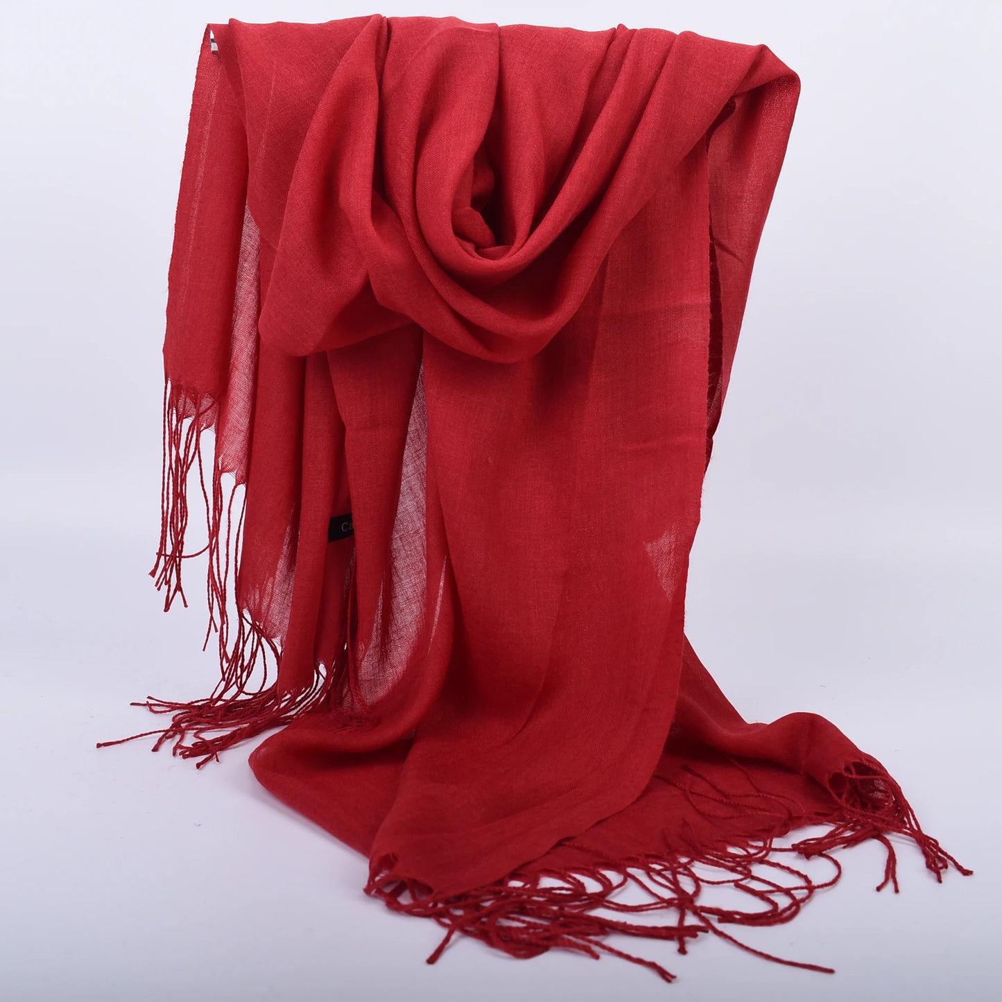 New autumn and winter solid color scarf for both men and women, 100g single color headscarf shawl