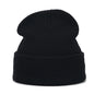 Knitted hats for men and women in autumn and winter, pure color, simple and versatile. Knitted hats with pullovers and cold hats