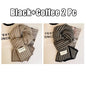 Scarf female winter new atmosphere sense of double-sided students cute warm thickened knitting senior sense of scarf