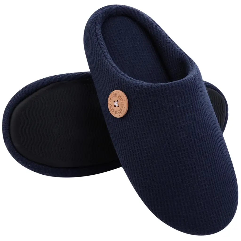 Classic Men Slippers Indoor Men House Slippers Fashion Soft Antiskid Men Shoes New Winter Cozy Flat Men Slippers Memory Foam