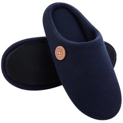 Classic Men Slippers Indoor Men House Slippers Fashion Soft Antiskid Men Shoes New Winter Cozy Flat Men Slippers Memory Foam