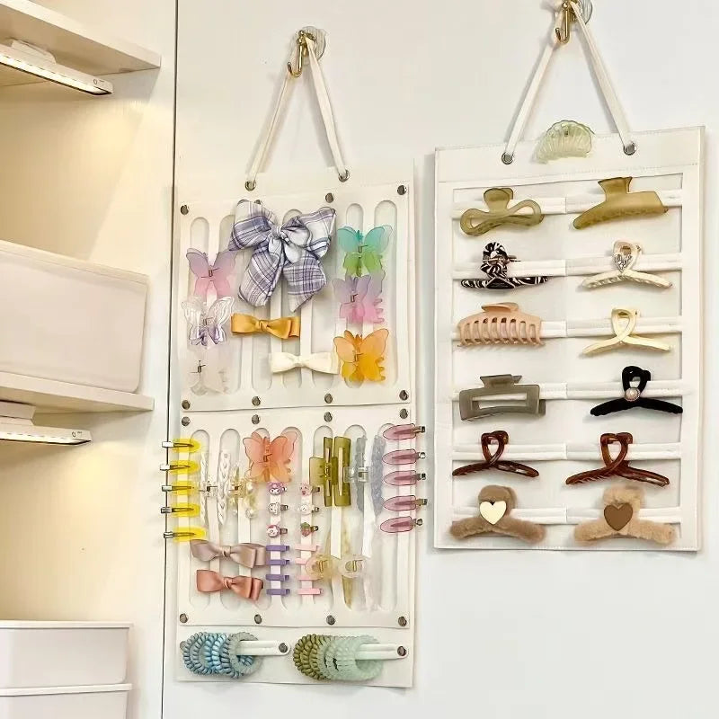 Hair Accessory Hanging Organizer, 1 Piece, Wall Decoration for Hair Bows, Hair Clips, Hair Ties, Glasses, Storage Pouch