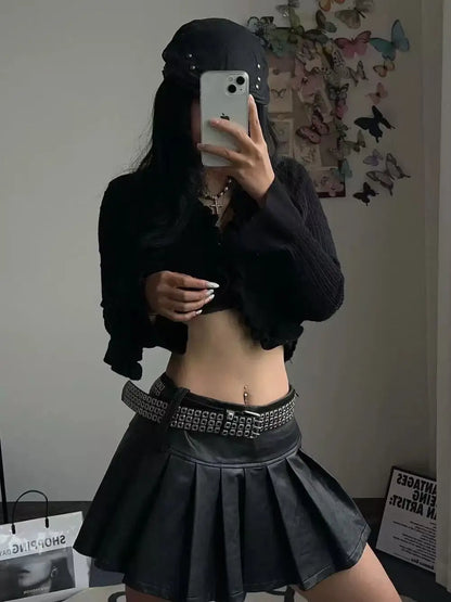 Women Belt Fashion Square Beads, Willow Nails, Three Exhaust Eyes, Punk Street Cool, Personalized Men's and Women's Belts