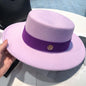 Fedora Hats for Women Fashion Elegant Bowler Dress Caps Panama Church Wedding Ribbon Band Hat Men Felt Jazz Hat