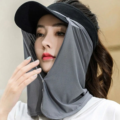 Face Scarves For Men Summer UV Protection For Women Neck Protection Sunscreen Mask Anti-uv Face Cover Face Scarf Sunscreen Veil
