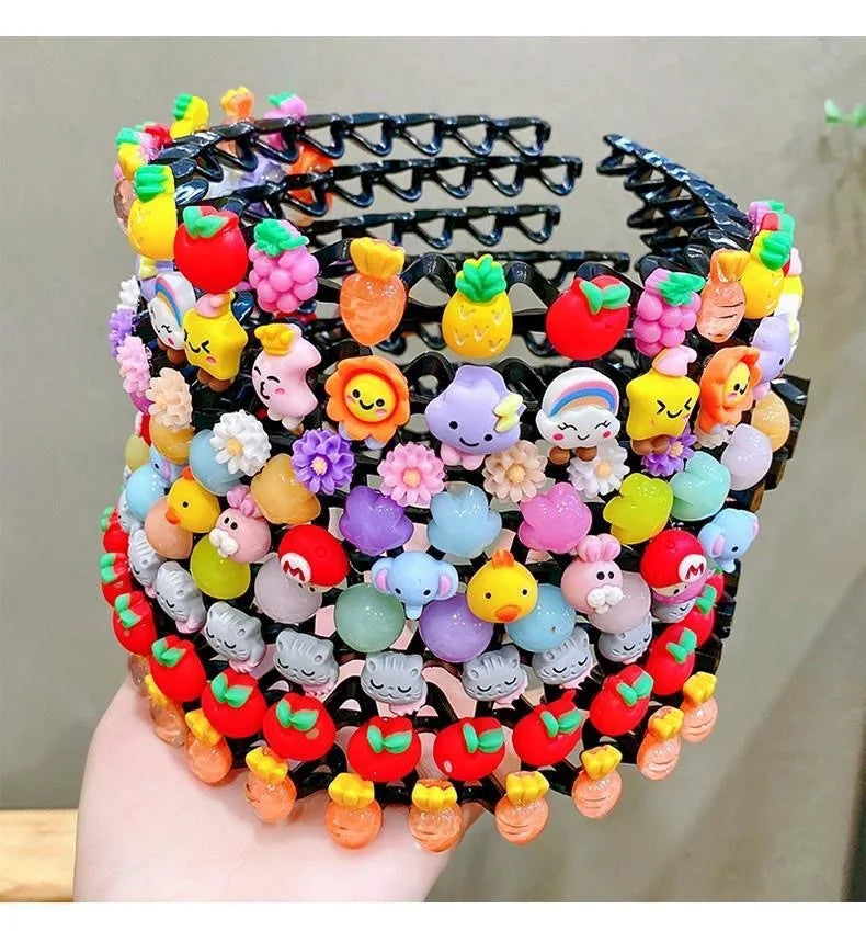Hair Accessories for Girls Ties Headbands Band Bandeaux Scrunchie Bandana Fashion Haarband Korean Tiara Cheveux Fille Kids Cute