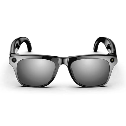 Smart Glasses 100W Camera Anti-shake Video Recording Music Control Photo Recognition Bluetooth Call Sports Sunglasses Waterproof