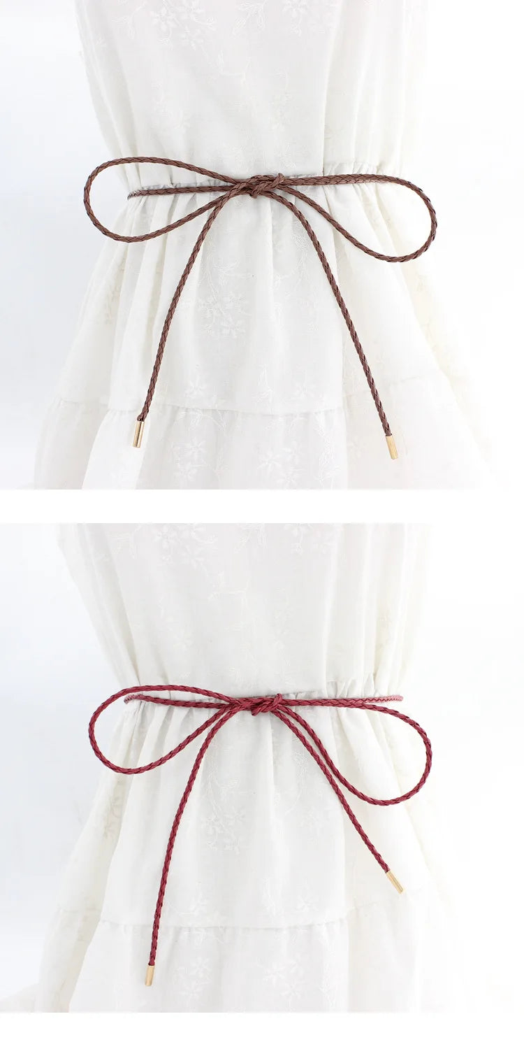 Belts for Lady Belt for Women Chain Belt Women's Lace Belt Fashion Elegant Women's Belts Strap for Dresses Without Buckle