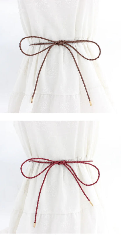 Belts for Lady Belt for Women Chain Belt Women's Lace Belt Fashion Elegant Women's Belts Strap for Dresses Without Buckle