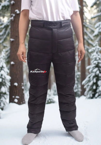 Kamperbox Down Pants Men Pants,Winter Pants Hiking Winter Pants for Men Trekking Pants Men Winter Hiking Pants for Men,Trousers