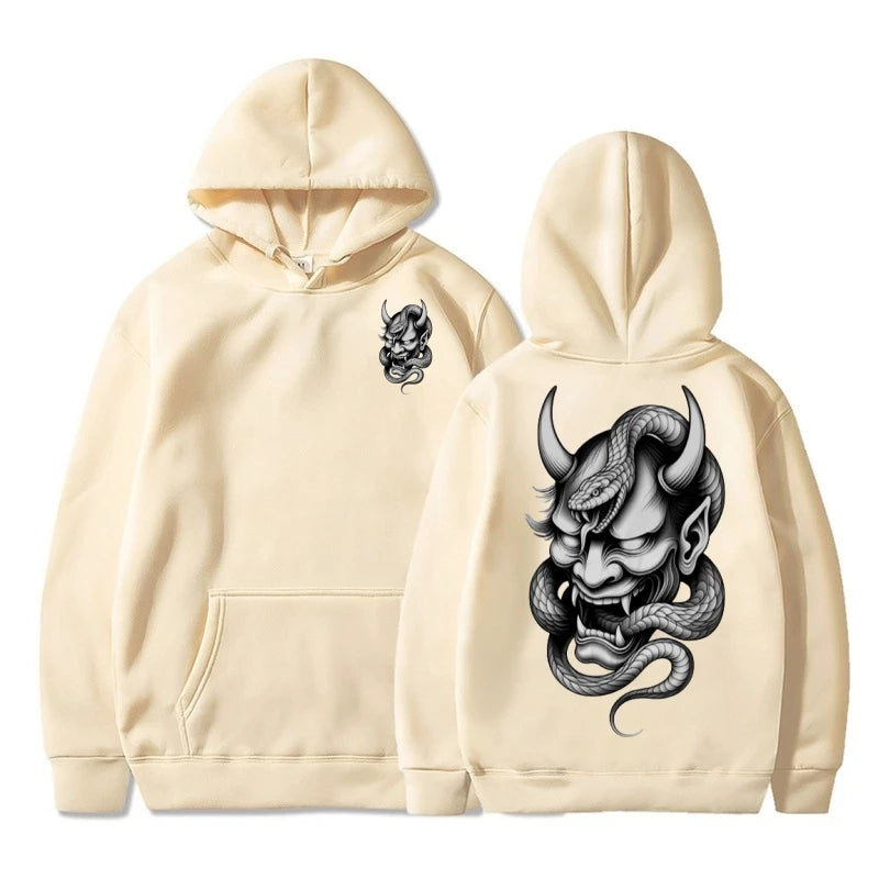 Men's Women's Printed Hoodie - Fashion Casual Hooded Sweatshirt, Loose Sportswear Top for All-Match Daily with Soft Fabric