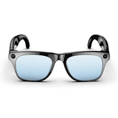 Smart Glasses 100W Camera Anti-shake Video Recording Music Control Photo Recognition Bluetooth Call Sports Sunglasses Waterproof