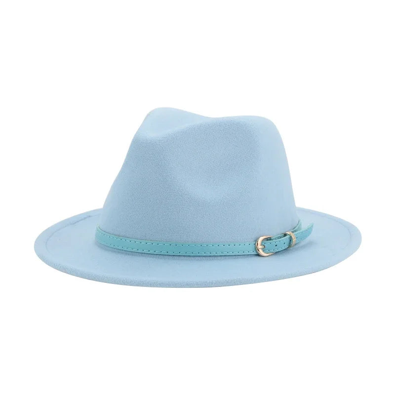 Hats for Women Hats Hat Fedora Caps Kids Boys Girls Small Size Soid Chain Luxury Formal Panama Felted Winter Women's Hats Gorras