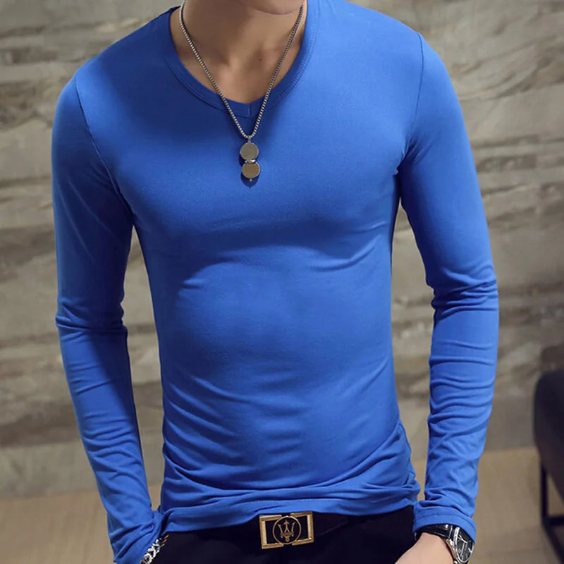 2024 New Tennis T Shirts Men Long Sleeve T-Shirt Sportswear Fitness T Shirts For Men Slim Fit T Shirts Designer Solid Tees Tops