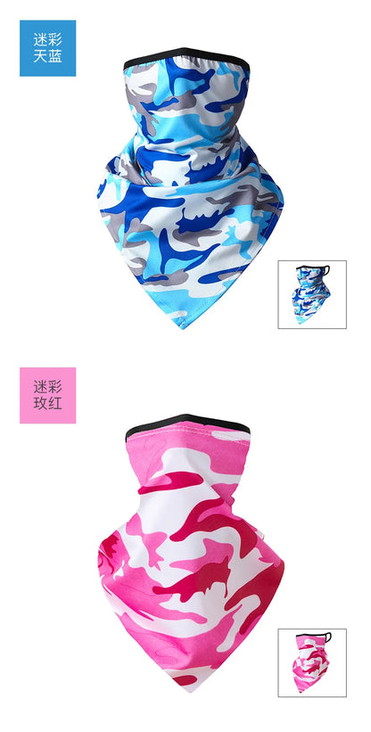 Camping Hiking Scarves Cycling Sports Mask Bandana Outdoor Headscarves Motorcycle Riding Headwear Men Women Neck Tube Scarf