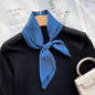 70Scarf 100% Silk Bandana Women Square Scarves Wrap Kerchief Mulberry Spring Fashion Luxury High Quality Headband Hijab Shawls