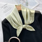 70Scarf 100% Silk Bandana Women Square Scarves Wrap Kerchief Mulberry Spring Fashion Luxury High Quality Headband Hijab Shawls