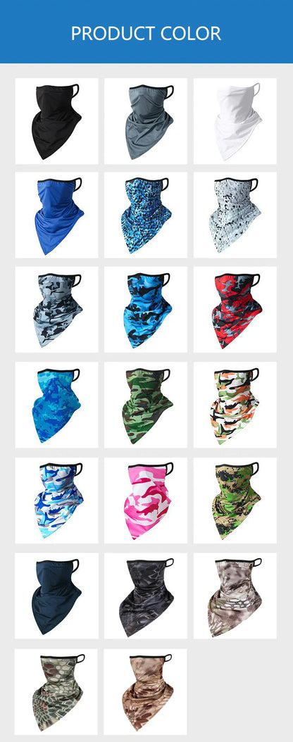 Camping Hiking Scarves Cycling Sports Mask Bandana Outdoor Headscarves Motorcycle Riding Headwear Men Women Neck Tube Scarf