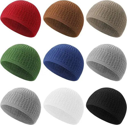 Women's Hats for Autumn&Winter-Comfortable Stylish Versatile Warm-Keeping Hairstyle-Protecting Knitted Satin Woolen Hats