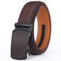 Men Leather Belt Alloy Automatic Buckle Male Belt Man Fashion Belts Genuine Leather Luxury Belts for Men Business Designer Blue