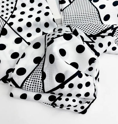 Men's Long Small Silk Scarves with Suits Spring Autumn New Fashionable Versatile Decorative Korean Version Thin  Narrow Scarves