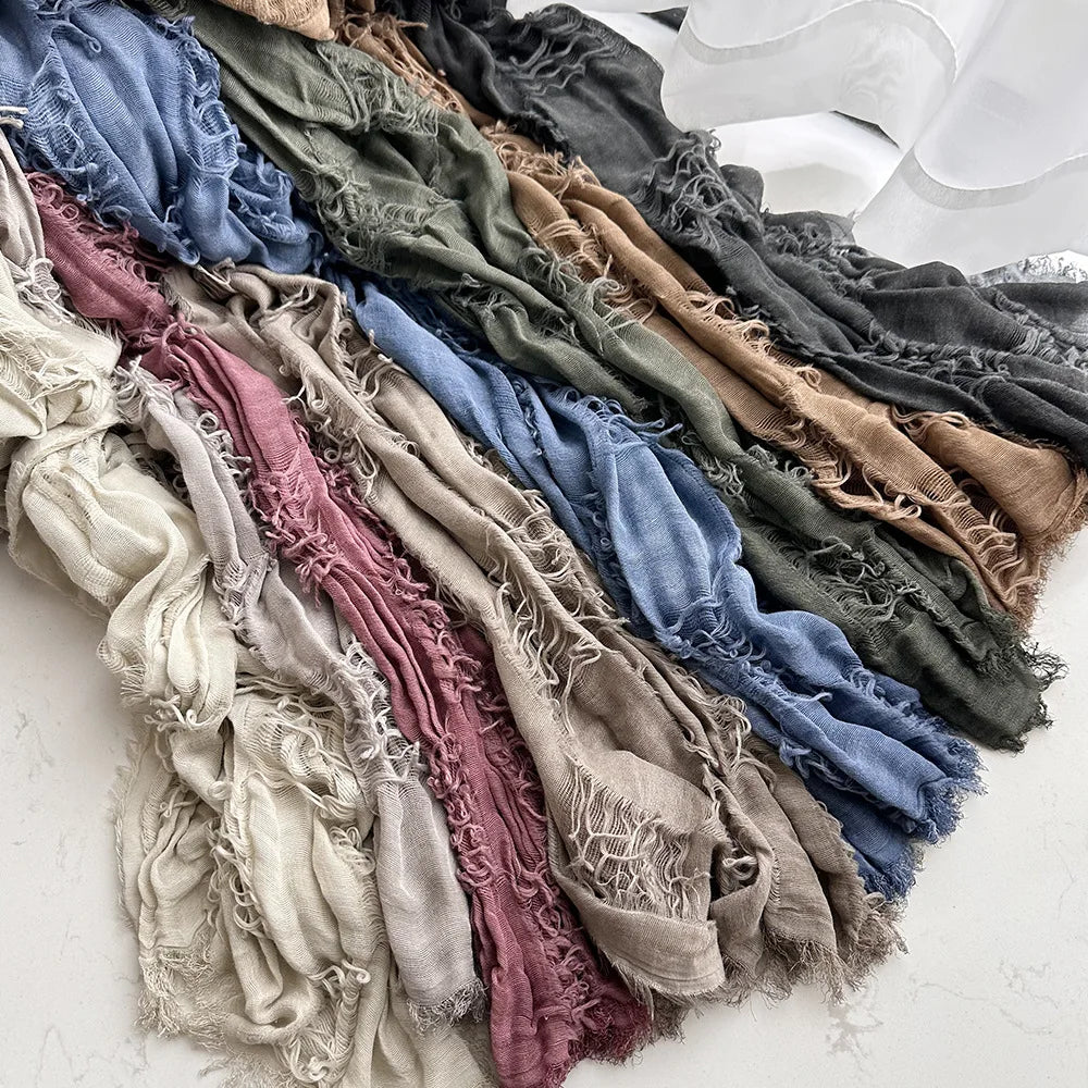 Retro Apocalyptic Scarves Capes Unisex Steampunk Hip Hop Cotton Linen Scarf Ruins Style Tactical Shawl Neck Warmer Outdoor