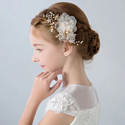 Girls' Hair Accessories, Children's Headdress, Wreath, Head Flower, Performance Accessories, Headdress Side Clip, New