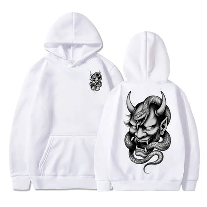 Men's Women's Printed Hoodie - Fashion Casual Hooded Sweatshirt, Loose Sportswear Top for All-Match Daily with Soft Fabric