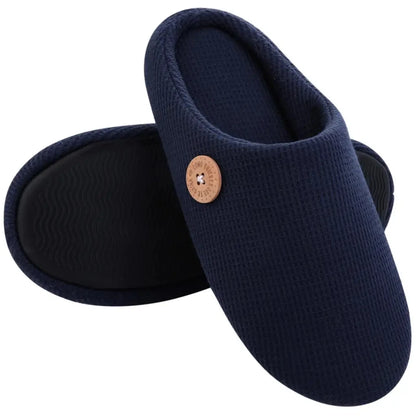 Classic Men Slippers Indoor Men House Slippers Fashion Soft Antiskid Men Shoes New Winter Cozy Flat Men Slippers Memory Foam