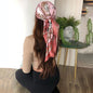 90*90cm Square Silk Scarves Women Hijab Shawls Fashion Print Kerchief Femme Head Scarf Foulard Bandana Beach Pareo