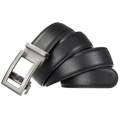 Business Belts for Men Genuine Leather Automatic Men Belt Luxury Waist Strap Designer Belts Male High Quality Fashion Formal