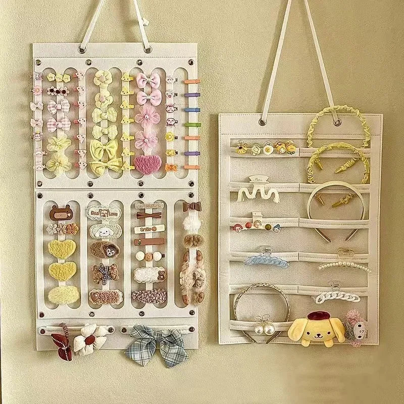 Hair Accessory Hanging Organizer, 1 Piece, Wall Decoration for Hair Bows, Hair Clips, Hair Ties, Glasses, Storage Pouch