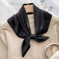 70Scarf 100% Silk Bandana Women Square Scarves Wrap Kerchief Mulberry Spring Fashion Luxury High Quality Headband Hijab Shawls